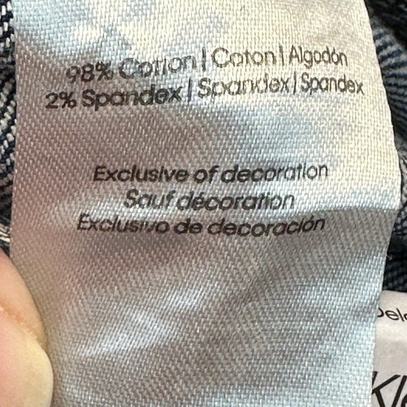 Calvin Klein Jeans Big Boys Slim Straight Distressed 403 Hollis Jeans - size 18 - Picture 8 of 15